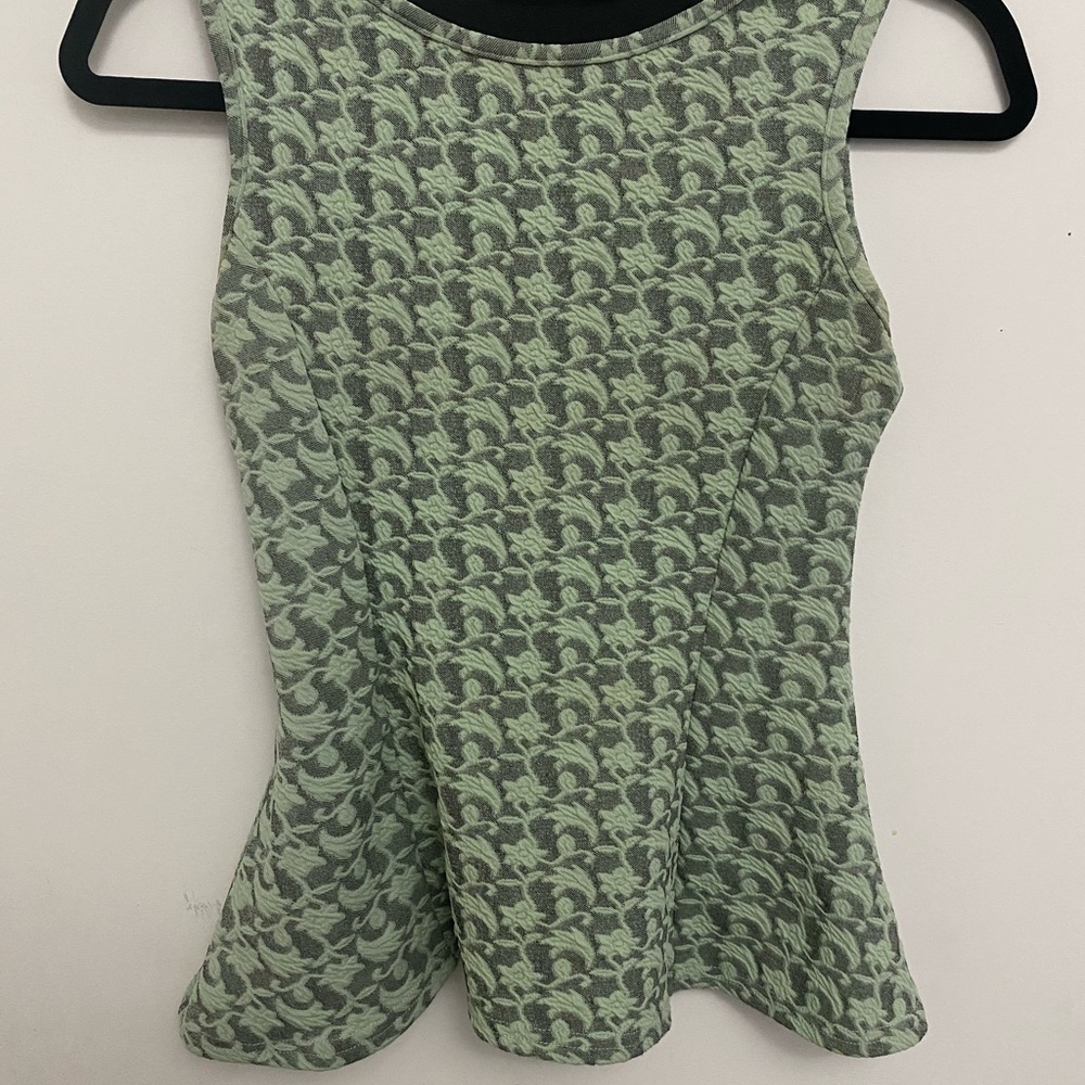 Turquoise Peplum top
